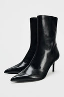 Bottines à talons noires Zara