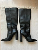 Bottines à talons léopard Zara