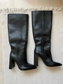 Bottines à talons léopard Zara